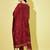 Maroon cotton silk jacquard designer festive wear readymade suit