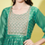 Rama green chanderi modal butti designer festive wear readymade suit