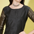 Black cotton silk jacquard designer festive wear readymade suit