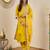 Floral embroidered silk blend round neck kurta trouser & dupatta