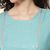 Firozi cotton blend designer festive wear readymade suit