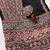black ajarakh print with mirror and beautiful tussle crepe silk saree