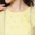 Yellow cotton blend designer festive wear readymade suit