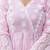 Women’s pink mal cotton lucknowi work gown set