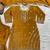 Mustard yellow embroidered kurta sharara set with dupatta for women