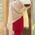 Floral embroidered viscose rayon round neck kurta trouser & dupatta