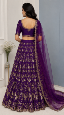 Silk Designer Lehenga Set 3