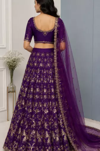 Silk Designer Lehenga Set
