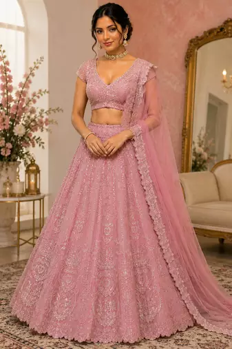 Silk Designer Lehenga Set