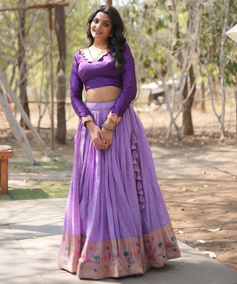 Designer Sequins Embroidered Partywear Lehenga