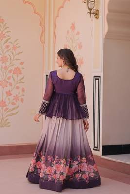Designer Peplum Style ReadyMade Lehenga Choli 3