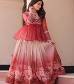 Designer Peplum Style ReadyMade Lehenga Choli