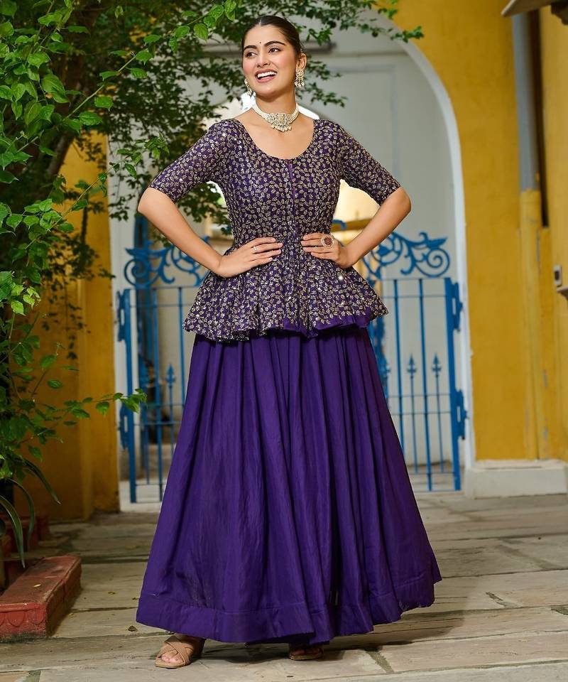 Premium Designer Fendy Readymade Lehenga Choli Set for Women – Sequins Embroidered Party Wear
