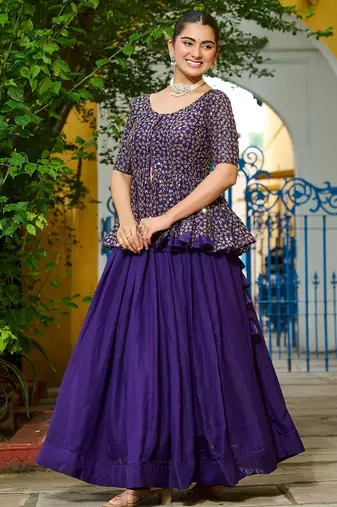 Premium Designer Fendy Readymade Lehenga Choli Set for Women – Sequins Embroidered Party Wear