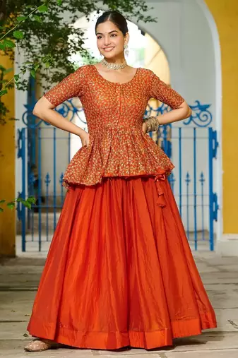Premium Designer Fendy Readymade Lehenga Choli Set for Women – Sequins Embroidered Party Wear