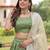 Gold Crush Lehenga Choli Dupatta Set for Women – Sequins & Zari Embroidered Party Wear