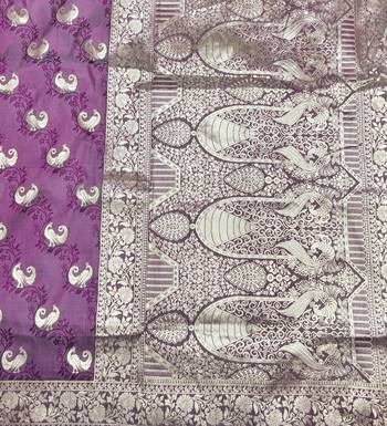Wine zari woven silk blend saree with blouse piece 5