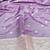 Purple zari woven banarasi silk blend saree with blouse piece