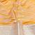Mustard zari woven banarasi silk blend saree with blouse piece