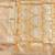 Mustard zari woven banarasi silk blend saree with blouse piece