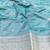 Blue zari woven banarasi silk blend saree with blouse piece