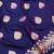Purple zari woven banarasi silk blend saree with blouse piece