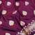 Wine zari woven banarasi silk blend saree with blouse piece
