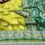 Lime zari woven banarasi silk blend saree with blouse piece