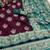 Wine zari woven banarasi silk blend saree with blouse piece