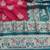 Pink zari woven banarasi silk blend saree with blouse piece