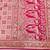 Pink zari woven patola banarasi silk blend festive saree with blouse piece