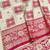 Cream zari woven patola banarasi silk blend festive saree with blouse piece