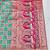 Blue zari woven patola banarasi silk blend festive saree with blouse piece