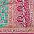 Blue zari woven patola banarasi silk blend festive saree with blouse piece