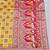 Gold zari woven patola banarasi silk blend festive saree with blouse piece