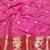 Light green zari woven banarasi silk blend saree with blouse piece