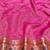 Pista zari woven patola banarasi silk blend festive saree with blouse piece