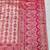 Pink zari woven patola banarasi silk blend festive saree with blouse piece
