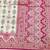 Cream zari woven patola banarasi silk blend festive saree with blouse piece