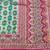 Blue zari woven patola banarasi silk blend festive saree with blouse piece