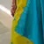 Floral embroidered muslin v neck kurta trouser & dupatta