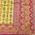 Gold zari woven patola banarasi silk blend festive saree with blouse piece