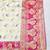Cream zari woven banarasi silk blend saree with blouse piece