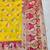 Gold zari woven banarasi silk blend saree with blouse piece