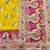 Gold zari woven banarasi silk blend saree with blouse piece