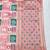 Pink zari woven patola banarasi silk blend festive saree with blouse piece