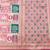 Pink zari woven patola banarasi silk blend festive saree with blouse piece