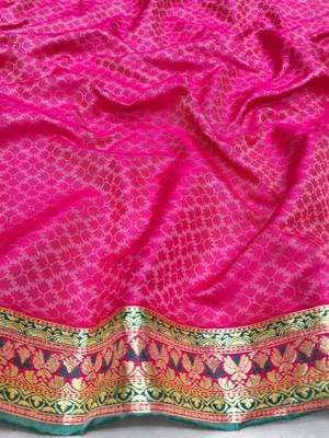 Blue zari woven patola silk blend festive saree with blouse piece 4