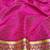 Gold zari woven patola banarasi silk blend festive saree with blouse piece