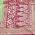 Light green zari woven banarasi silk blend saree with blouse piece